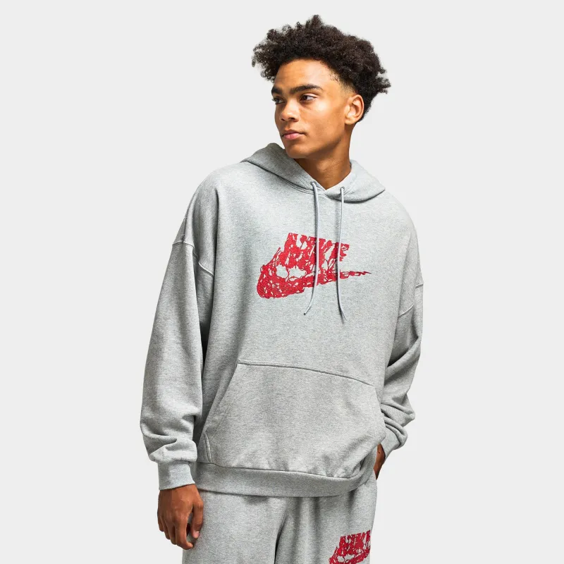 Nike Sportswear Men's Stranger Things 5 Vecna Oversized Hoodie /  Dark Grey Heather made by Nike