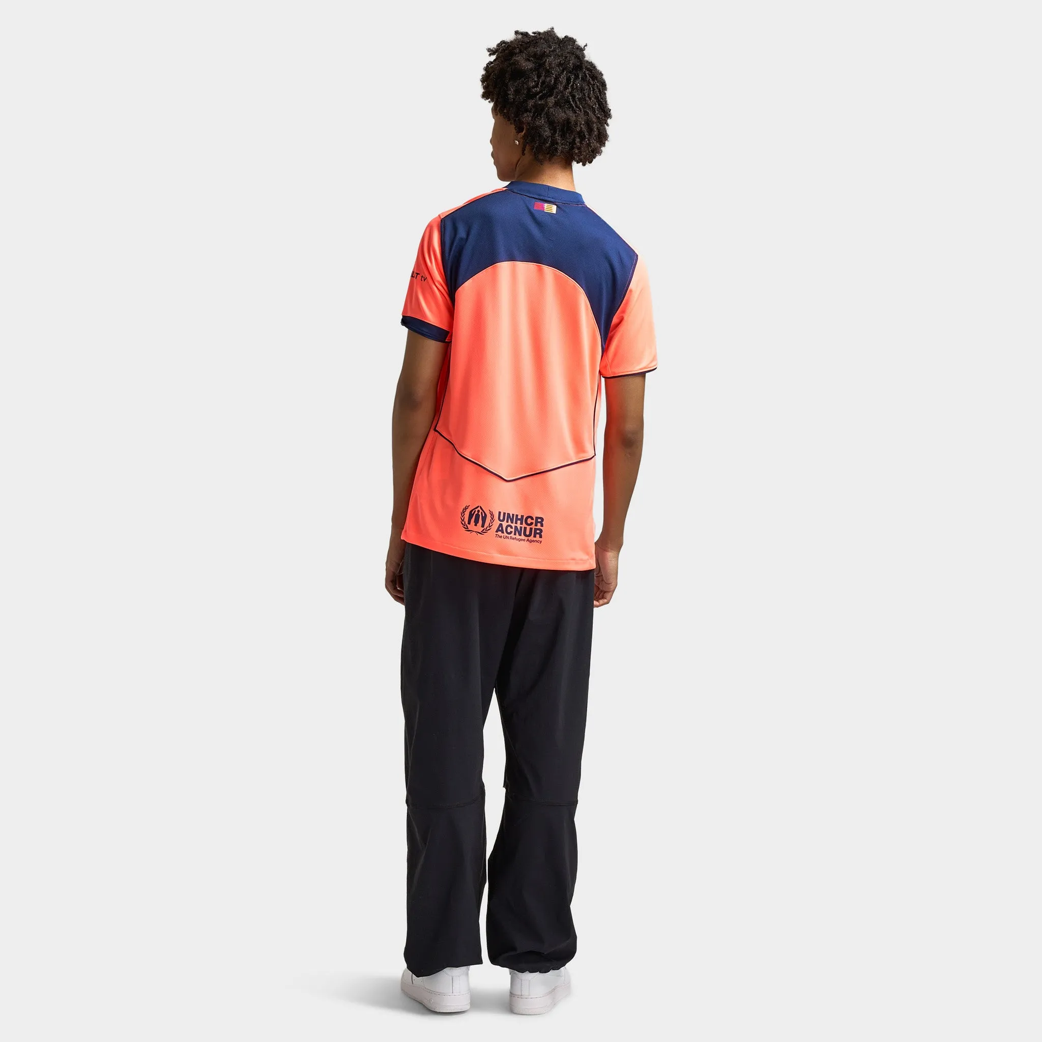 Nike FC Barcelona Dri-FIT 3R Jersey Bright Mango / Midnight Navy sold by JD Sports product image thumbnail 5