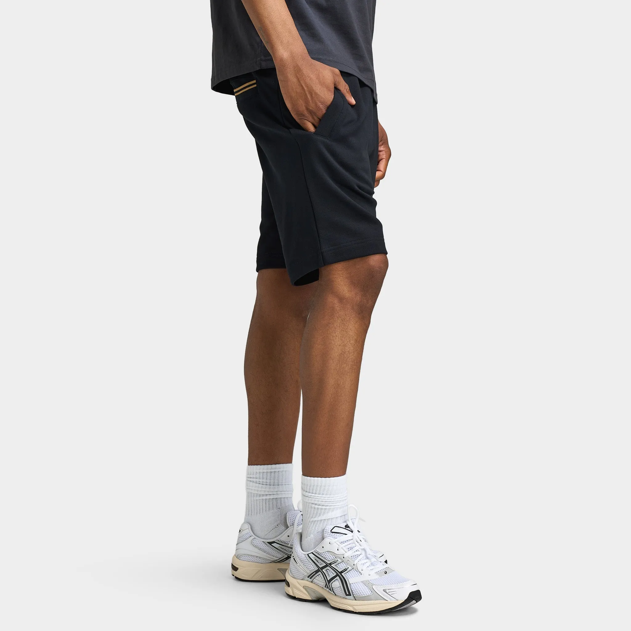 Fred Perry Classic Sweat Short Black / Warm Stone sold by JD Sports product image thumbnail 3