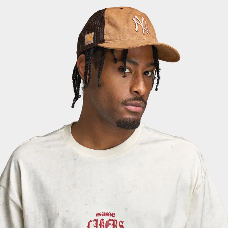 47 Brand x Carhartt New York Yankees Dyed Trucker / Brown made by 47