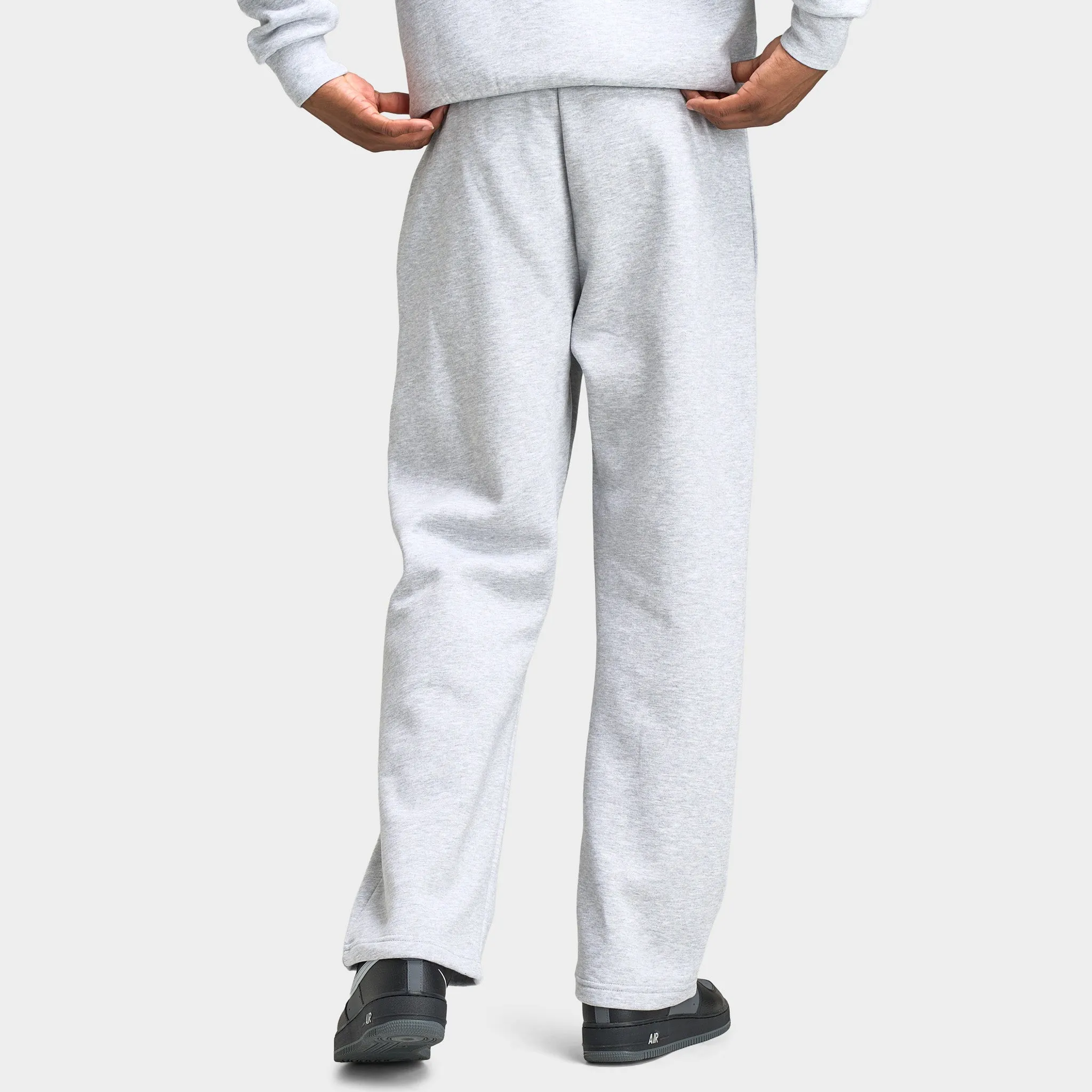 Hoodrich Captain Oversized Wide Leg Joggers / Heather Grey sold by JD Sports product image thumbnail 4