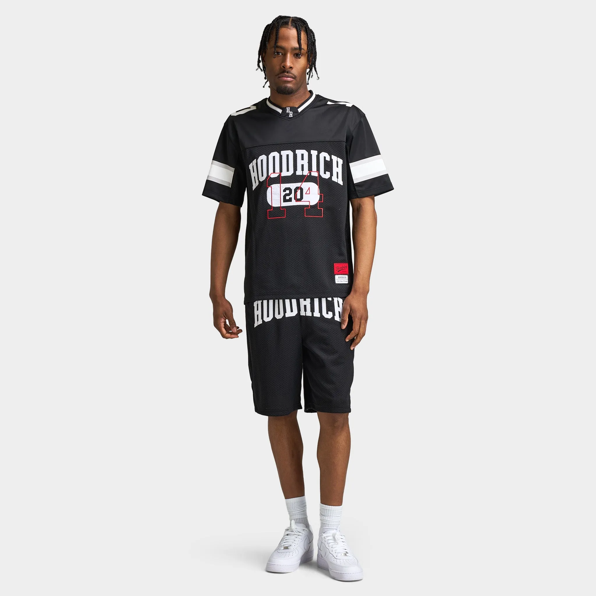 Hoodrich Varsite Oversized Mesh Jersey Black / White sold by JD Sports product image thumbnail 5