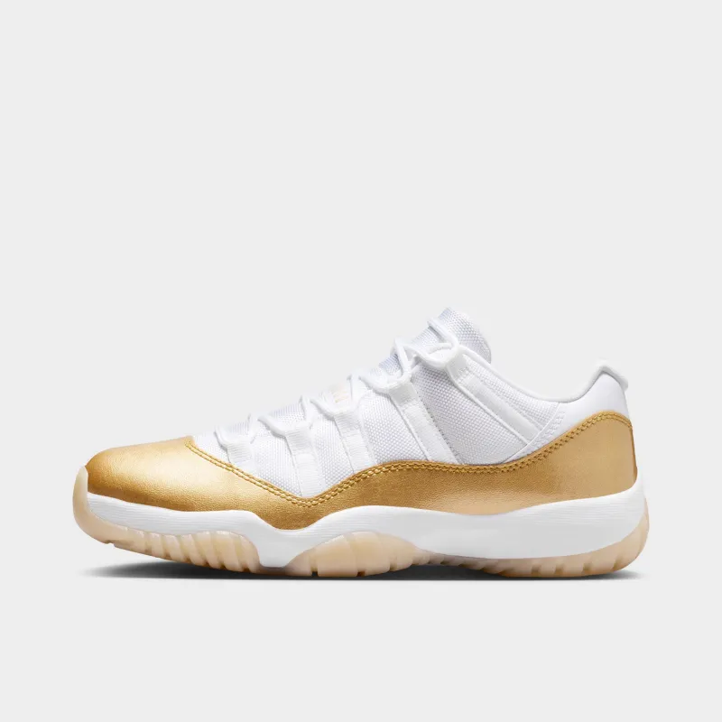 Jordan Women's 11 Retro White / Metallic Gold - Team Gold made by Jordan