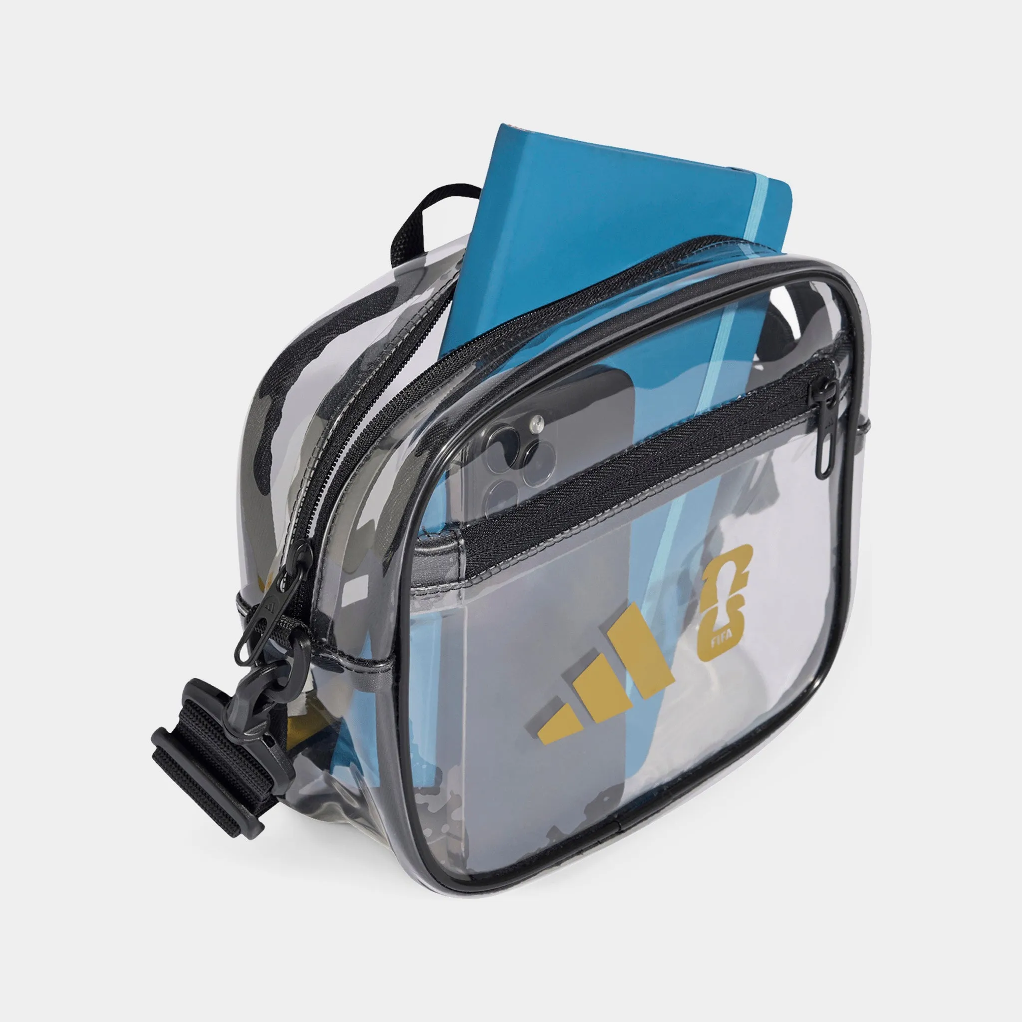 adidas Clear Crossbody Bag Black / Gold sold by JD Sports product image thumbnail 4