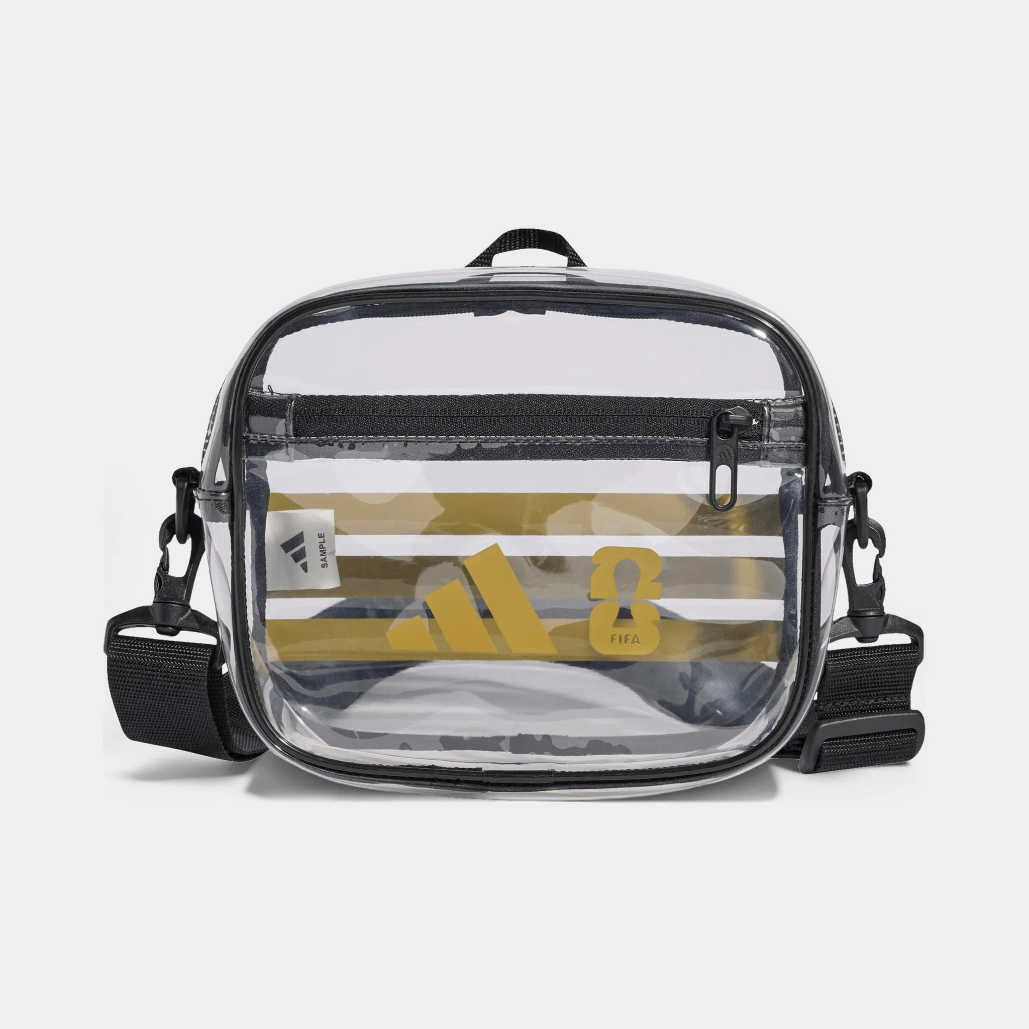 adidas Clear Crossbody Bag Black / Gold sold by JD Sports