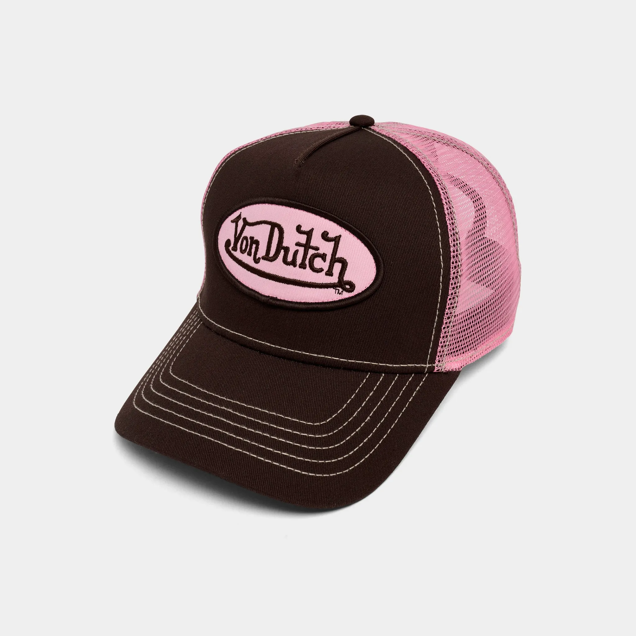Von Dutch Staple Trucker Brown / Pink sold by JD Sports product image thumbnail 2