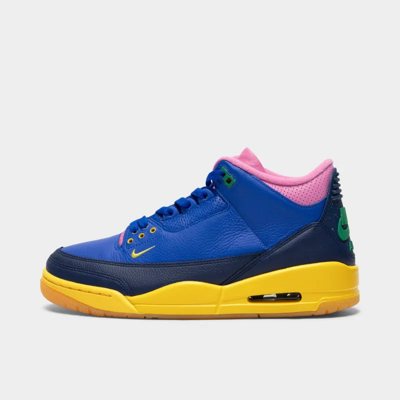 Jordan 3 Retro OG Brazil Racer Blue / Lucky Green-Blue Void made by Jordan