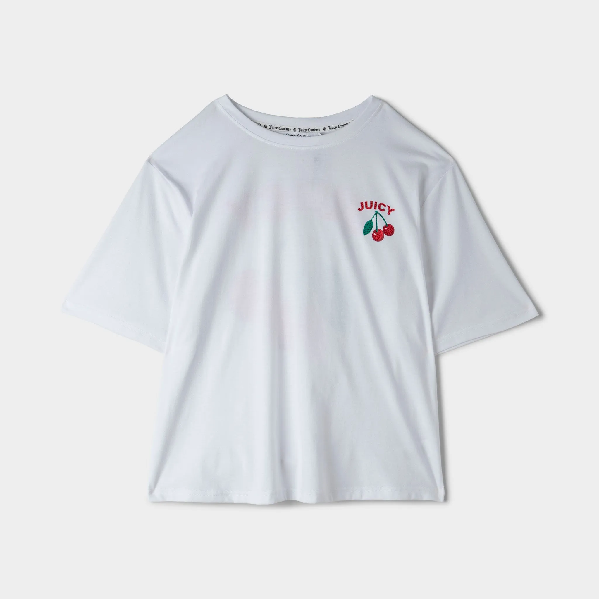 Juicy Couture Oversized Graphic T-Shirt / White sold by JD Sports