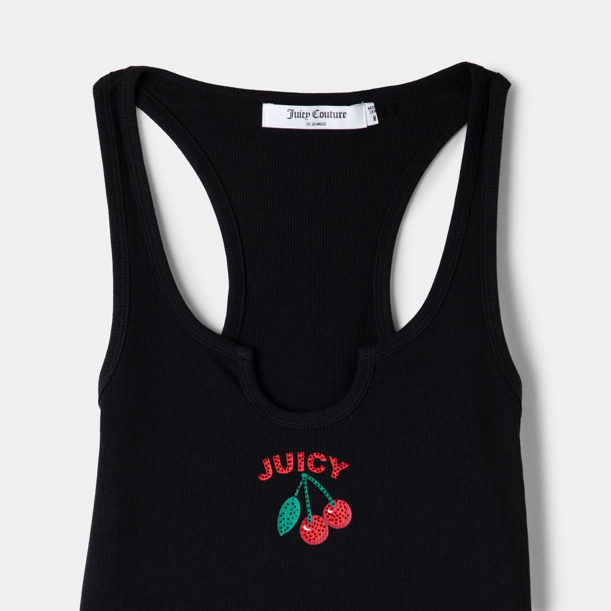 Juicy Couture Women's Racerback Graphic Tank / Liquorice sold by JD Sports product image thumbnail 4
