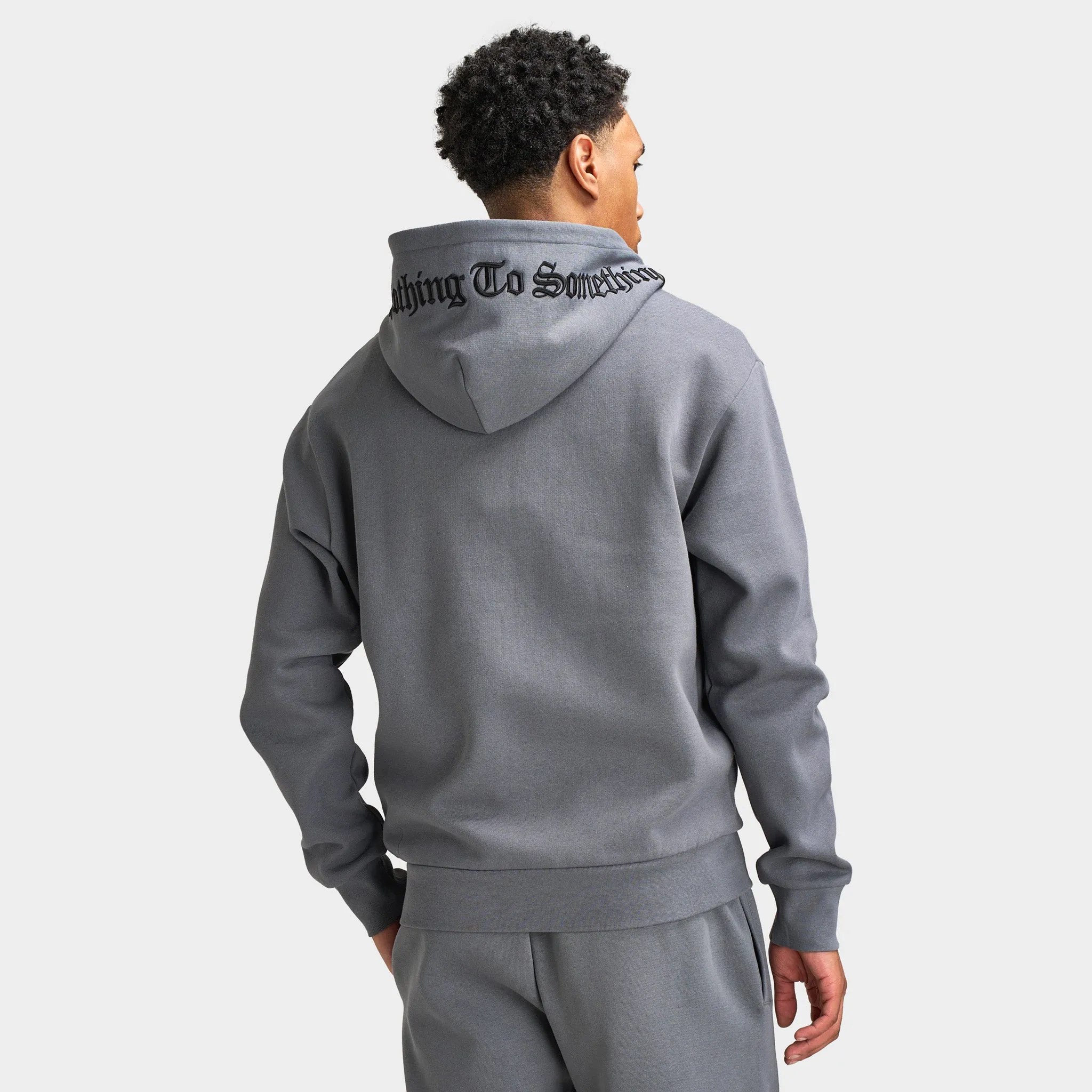 Hoodrich Inkline Oversized Full-Zip Hoodie Lava Smoke / Black Oyster sold by JD Sports product image thumbnail 2