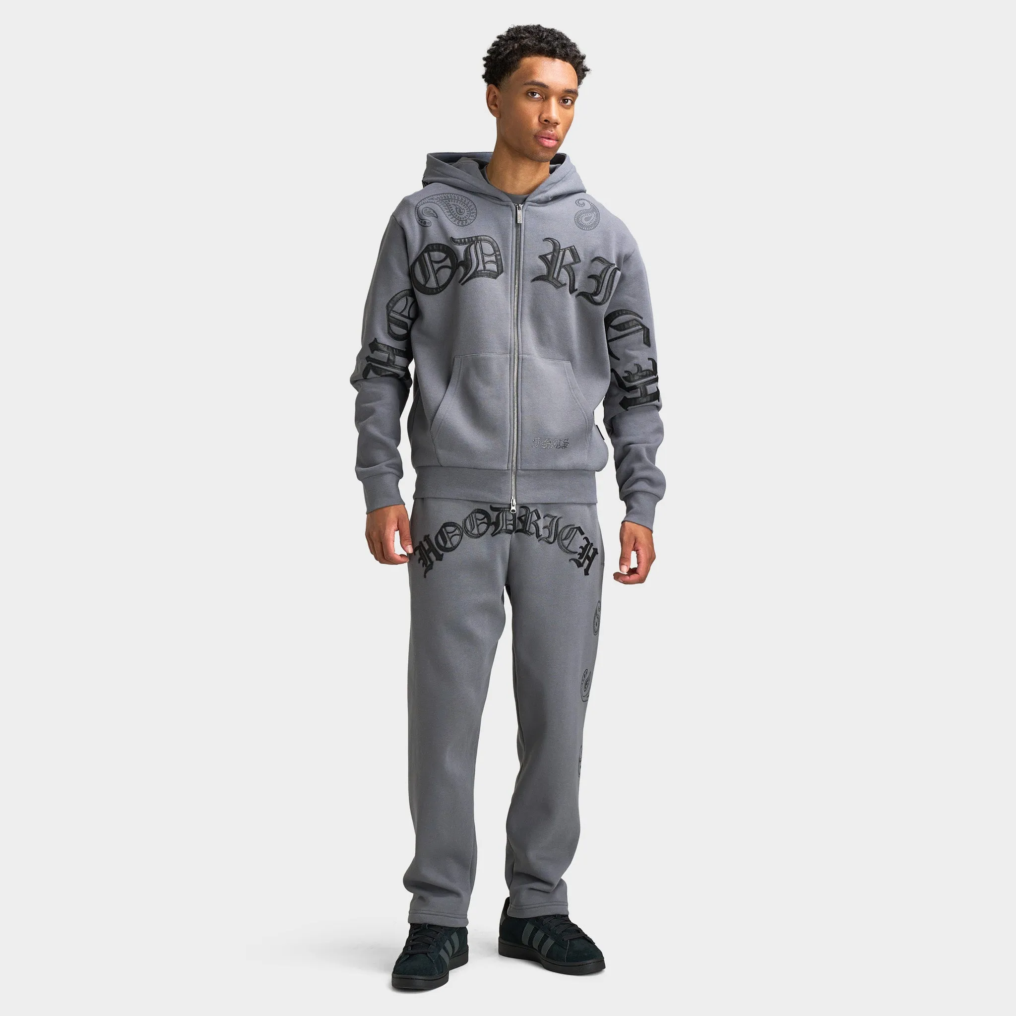 Hoodrich Inkline Oversized Full-Zip Hoodie Lava Smoke / Black Oyster sold by JD Sports product image thumbnail 5