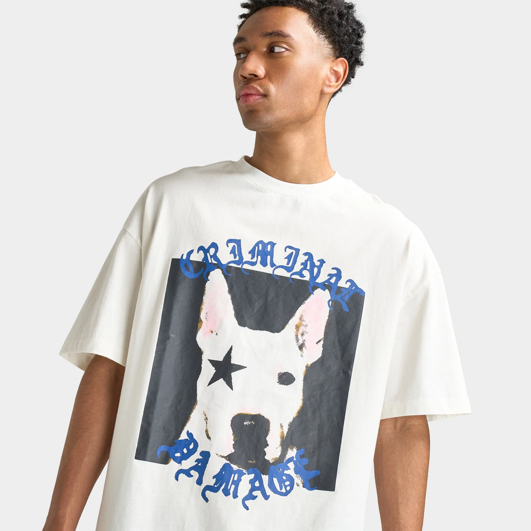 Criminal Damage Star Dog T-Shirt / Off-White sold by JD Sports product image thumbnail 3