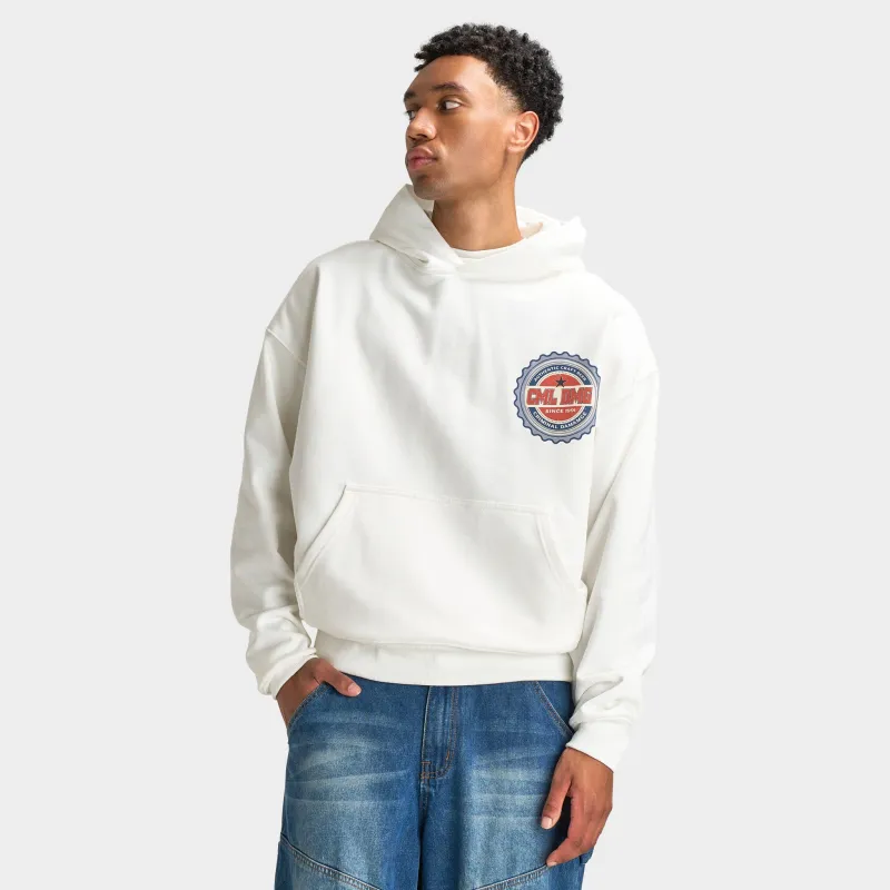 Criminal Damage Mens' Beer Bottle Hoodie / Off-White made by Criminal Damage