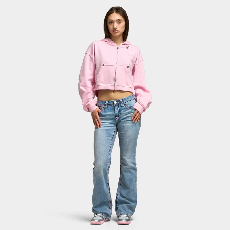 True Religion Women's Relax Full-Zip Hoodie / Fairytale made by True Religion