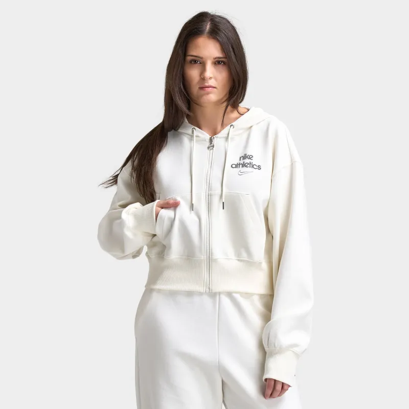 Nike Women's Phoenix Fleece Full-Zip Hoodie / Sail made by Nike