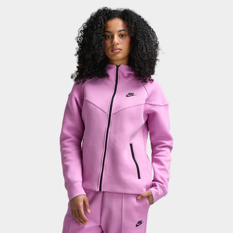 Nike Sportswear Women's Tech Fleece Full-Zip Hoodie / Light Magenta made by Nike