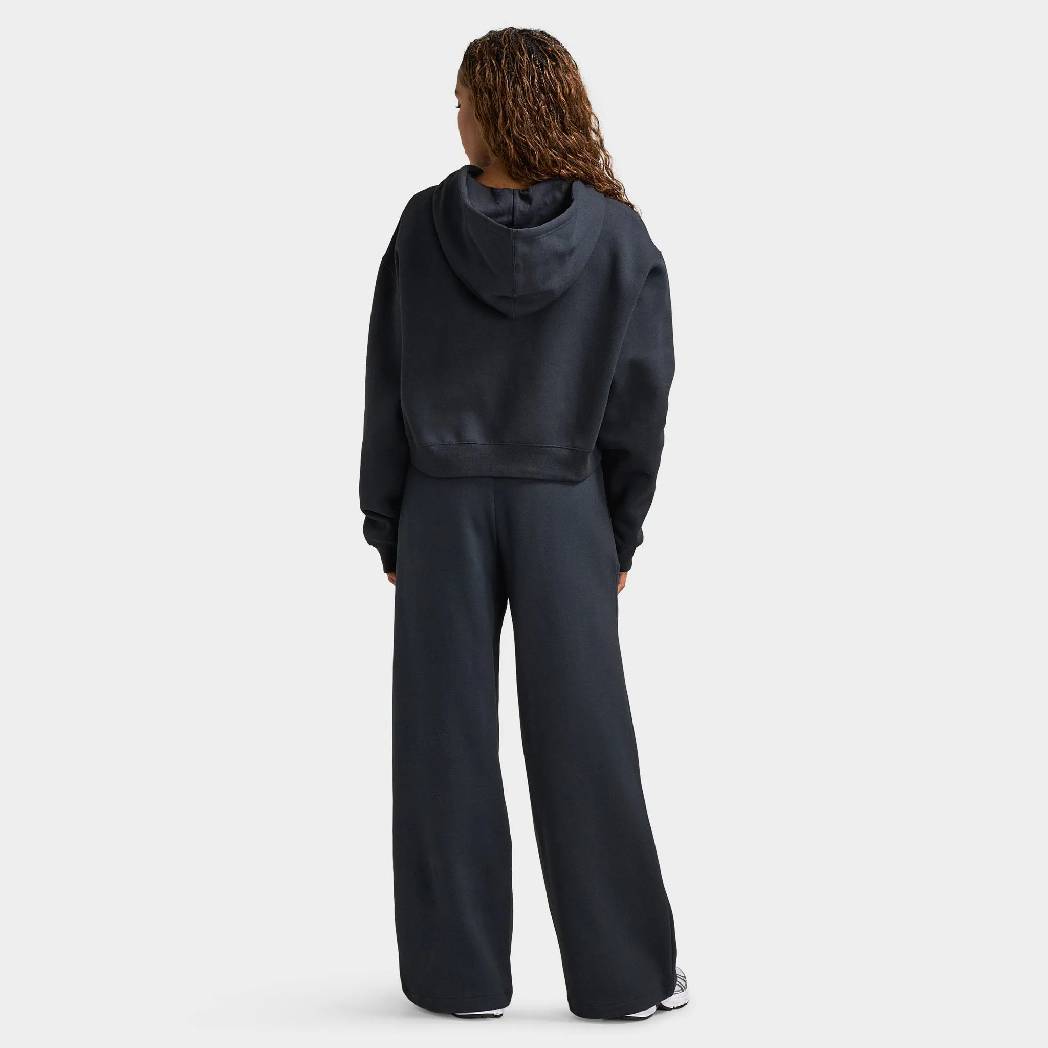 New Balance Women's Athletic Crop Full-Zip Hoodie / Black sold by JD Sports product image thumbnail 5
