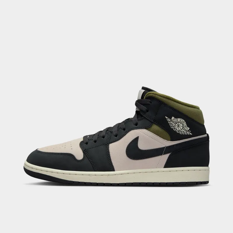 Jordan 1 Mid Beige / Olive made by Jordan