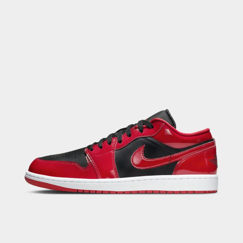 Jordan 1 Low Black / White - Red made by Jordan