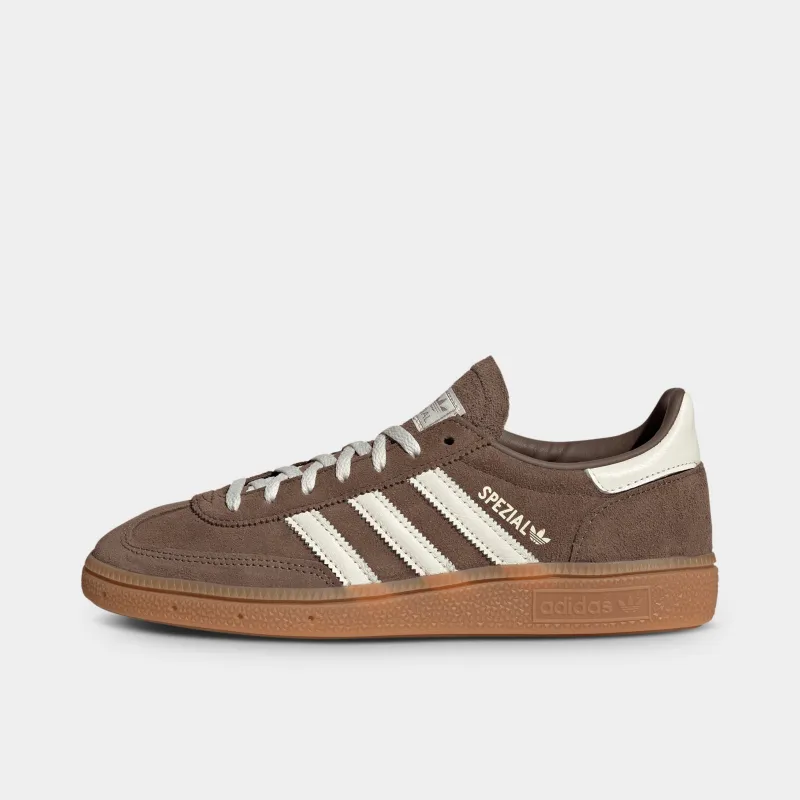 adidas Women's Handball Spezial Earth Strata/ Off White-Gum made by Adidas