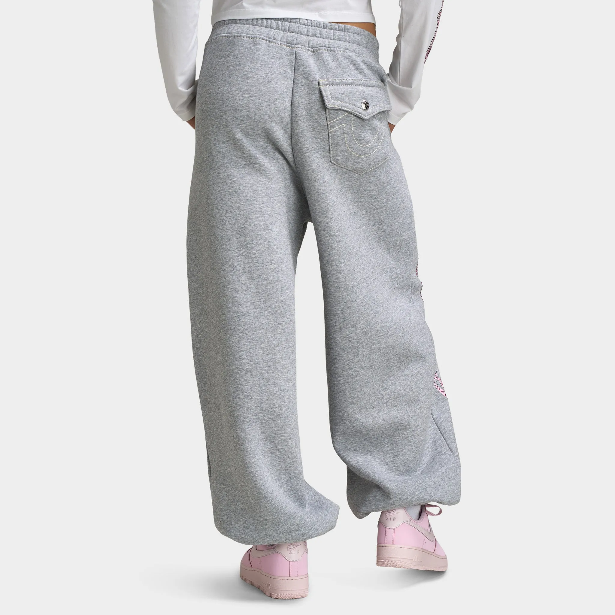 True Religion Big T Crystal Baggy Jogger / Heather Grey sold by JD Sports product image thumbnail 4