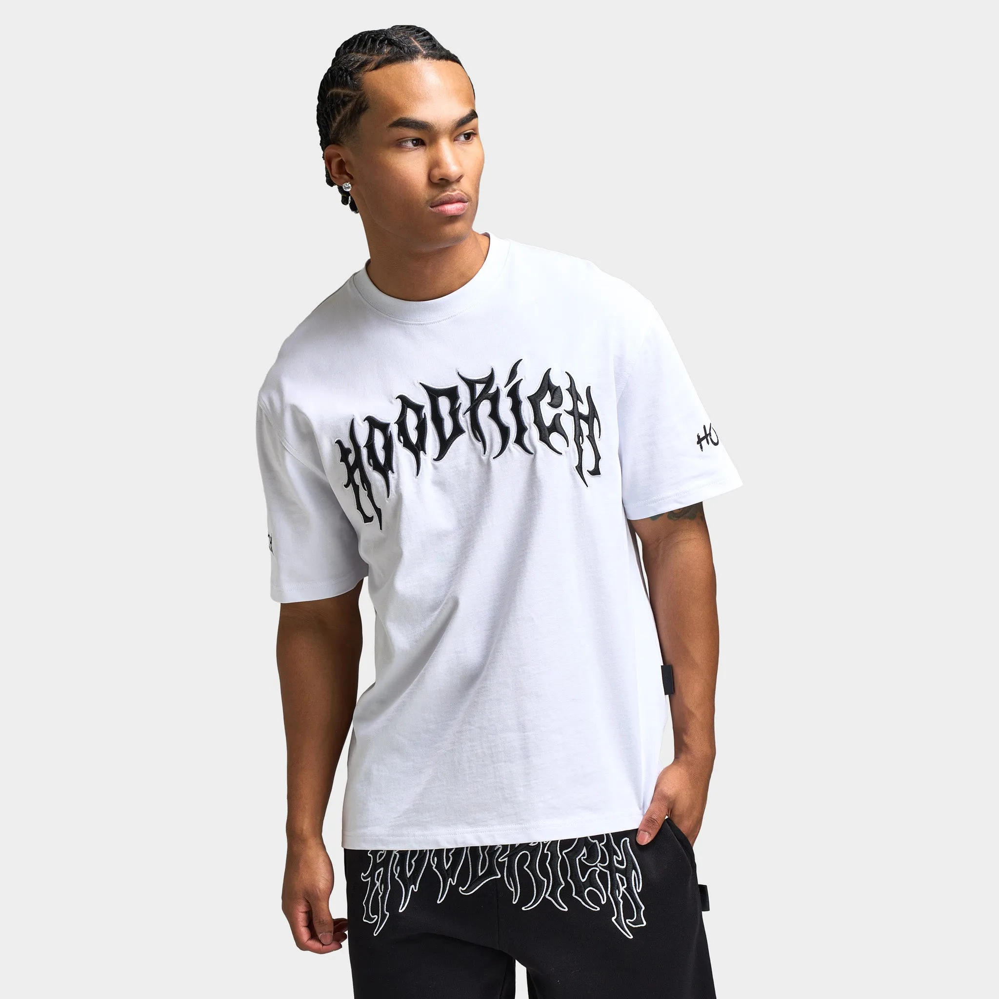 Hoodrich Spectral Oversized T-Shirt / White sold by JD Sports