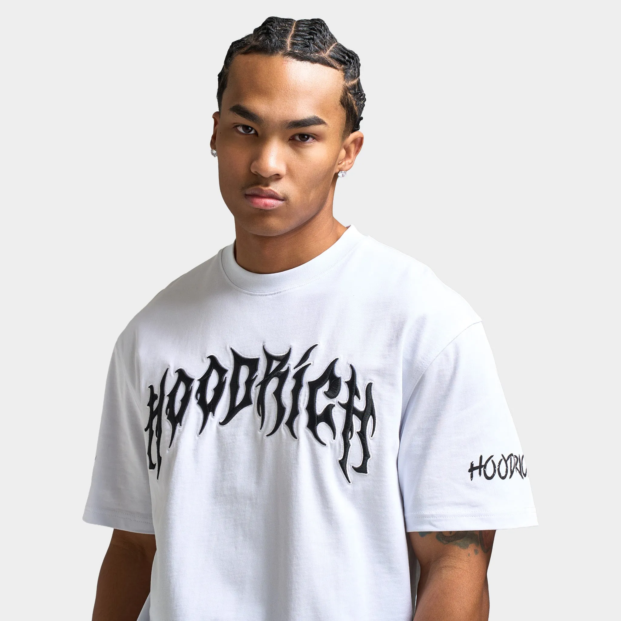 Hoodrich Spectral Oversized T-Shirt / White sold by JD Sports product image thumbnail 3