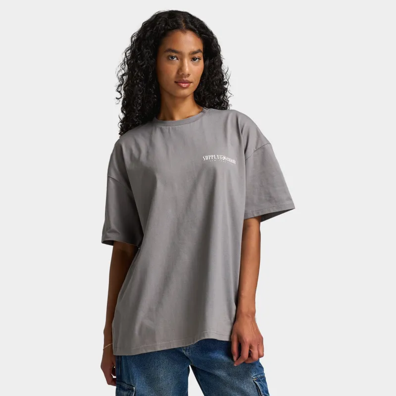 Supply & Demand Women's Scorp T-Shirt / Distressed Grey made by JD Sports