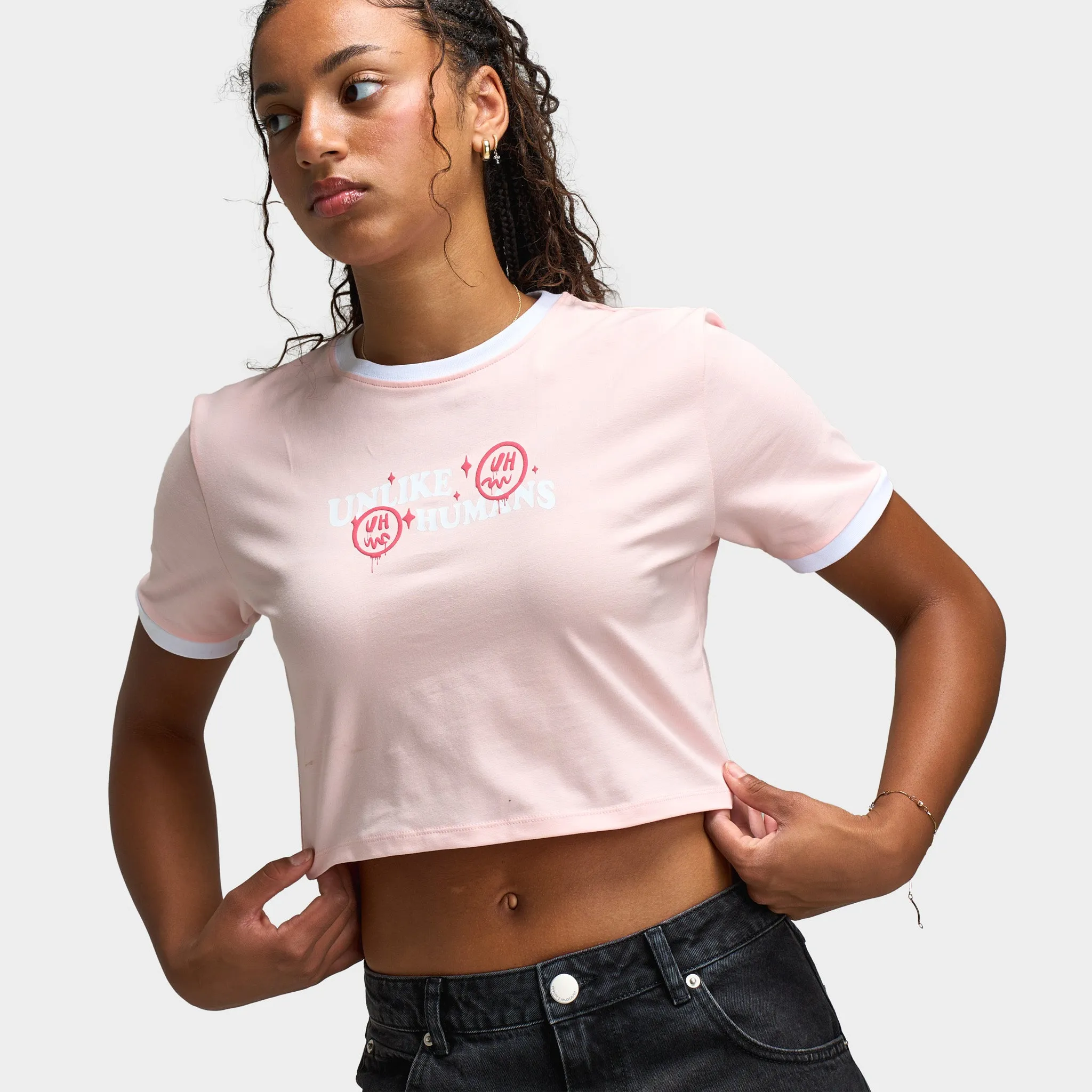 Unlike Humans Women's Slim T-Shirt / Blossom sold by JD Sports product image thumbnail 3