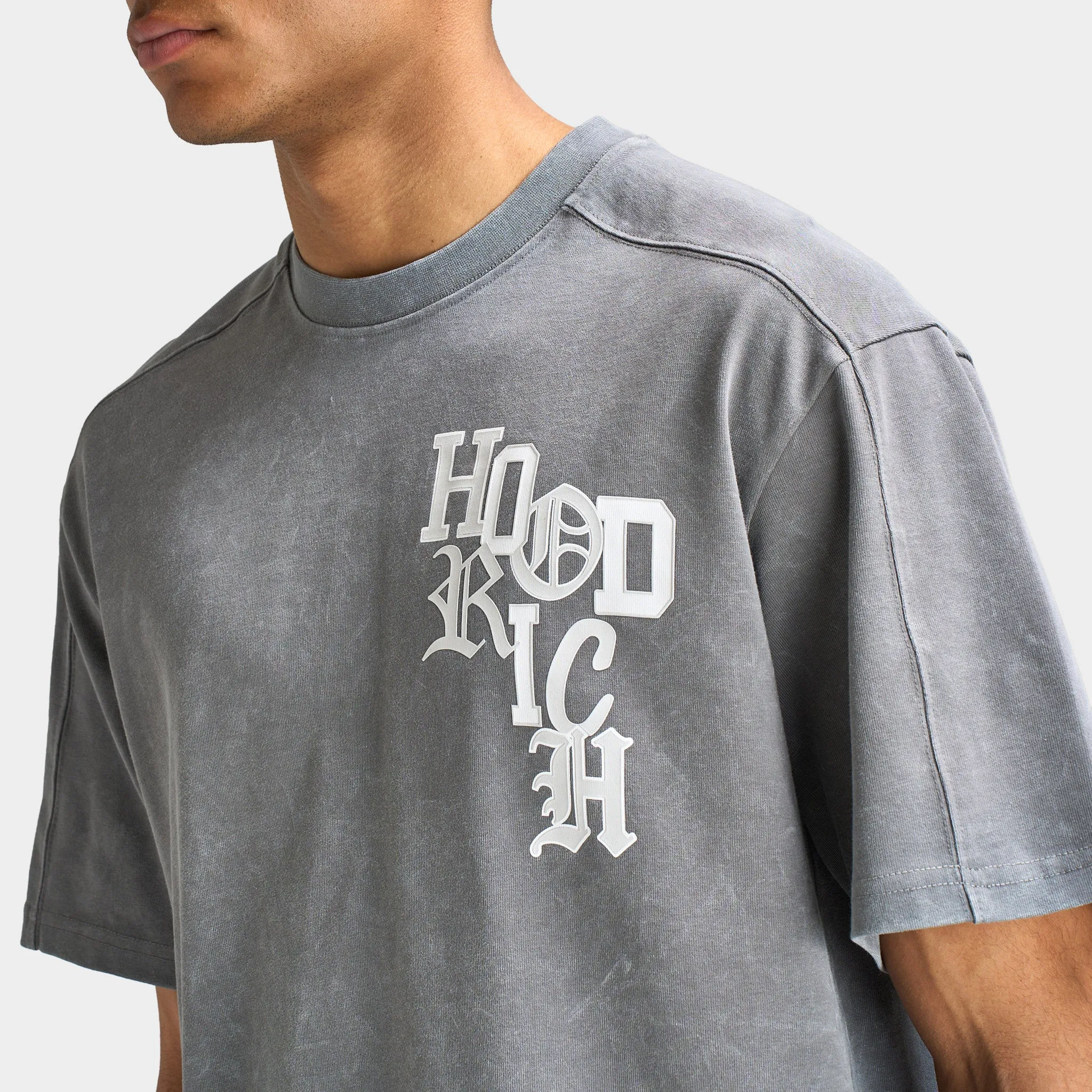 Hoodrich Heritage Oversized T-Shirt / Lava Smoke sold by JD Sports product image thumbnail 3