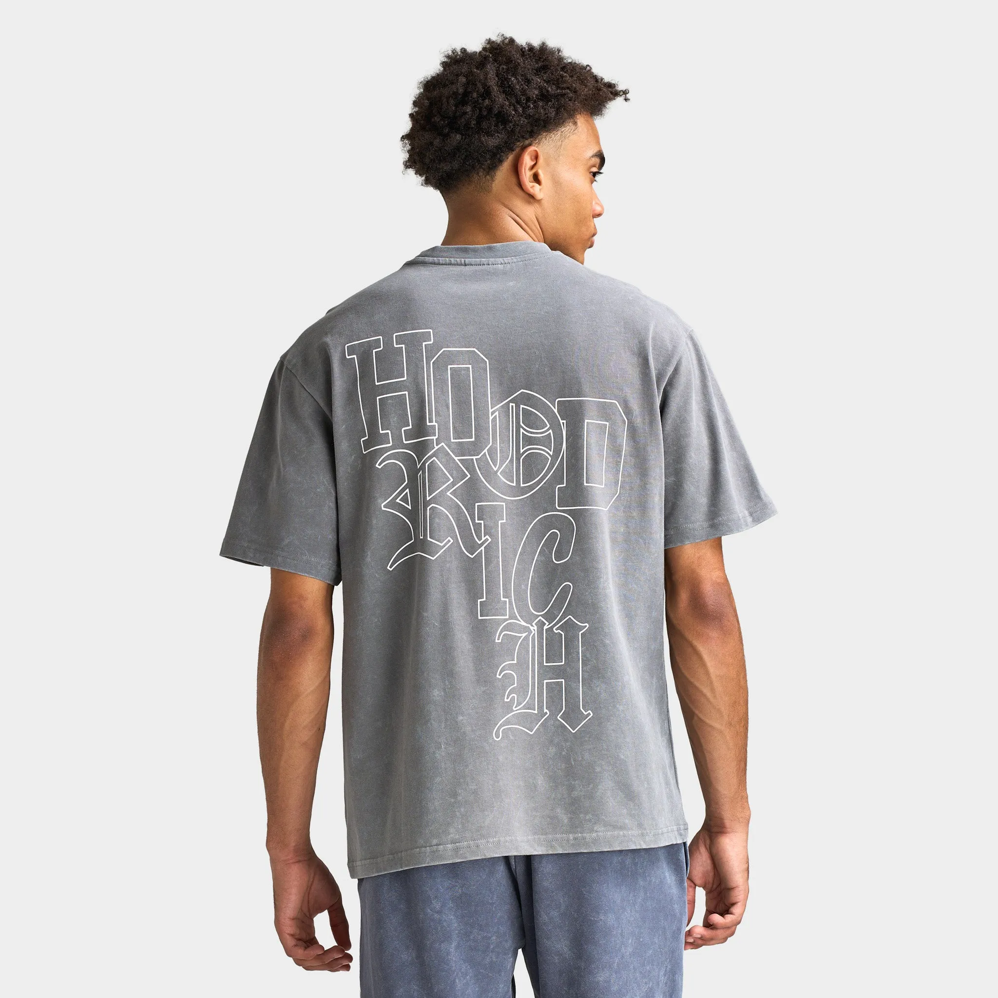 Hoodrich Heritage Oversized T-Shirt / Lava Smoke sold by JD Sports product image thumbnail 2