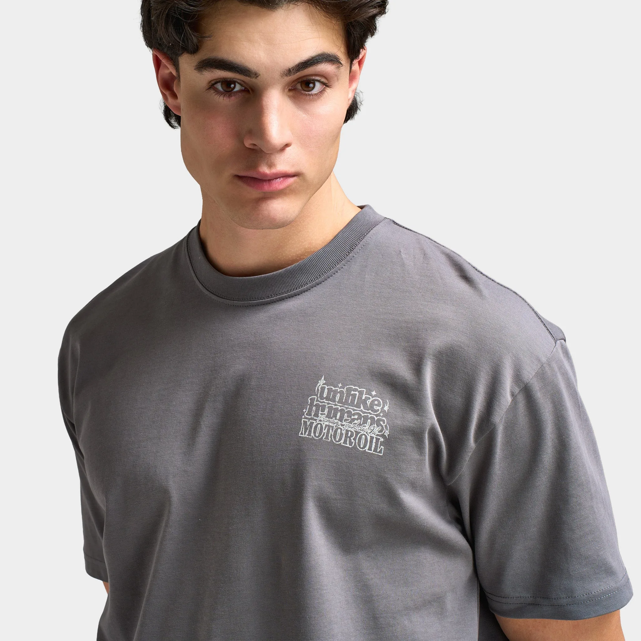 Unlike Humans Men's Graphic T-Shirt / Grey sold by JD Sports product image thumbnail 3