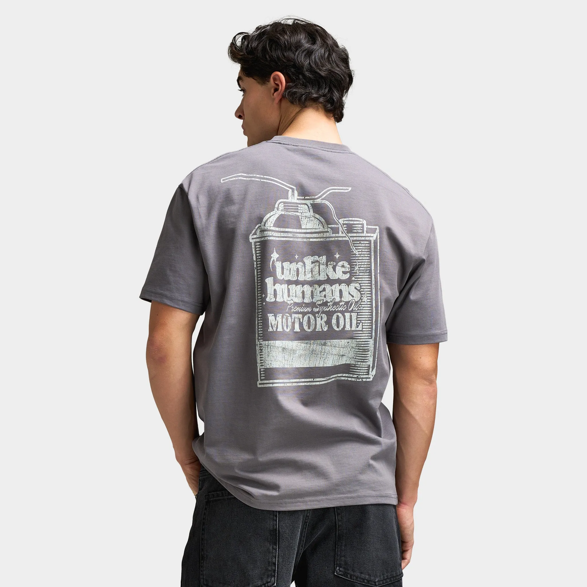 Unlike Humans Men's Graphic T-Shirt / Grey sold by JD Sports product image thumbnail 2