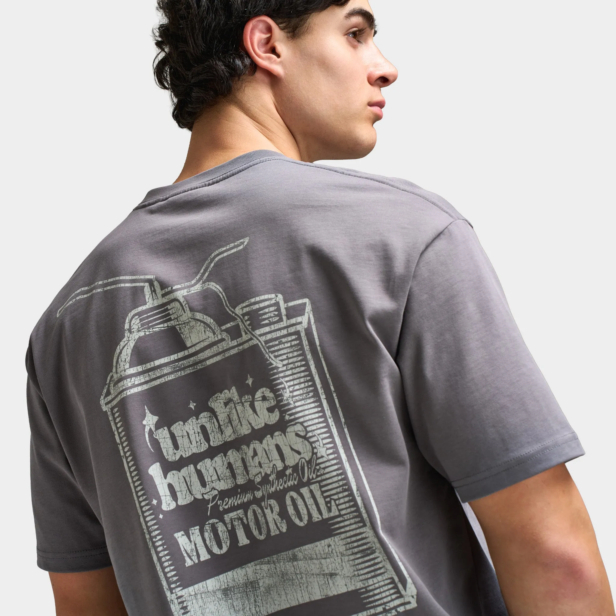 Unlike Humans Men's Graphic T-Shirt / Grey sold by JD Sports product image thumbnail 4