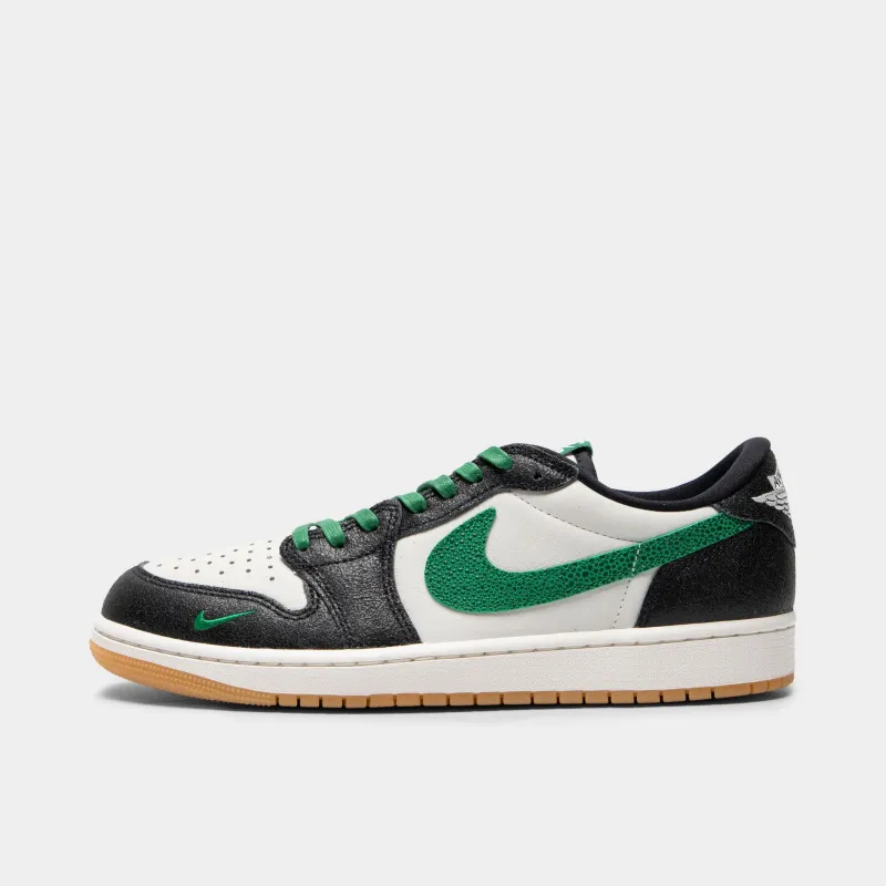 Jordan Men's 1 Retro Low OG Phantom / Pine Green-Black made by Jordan