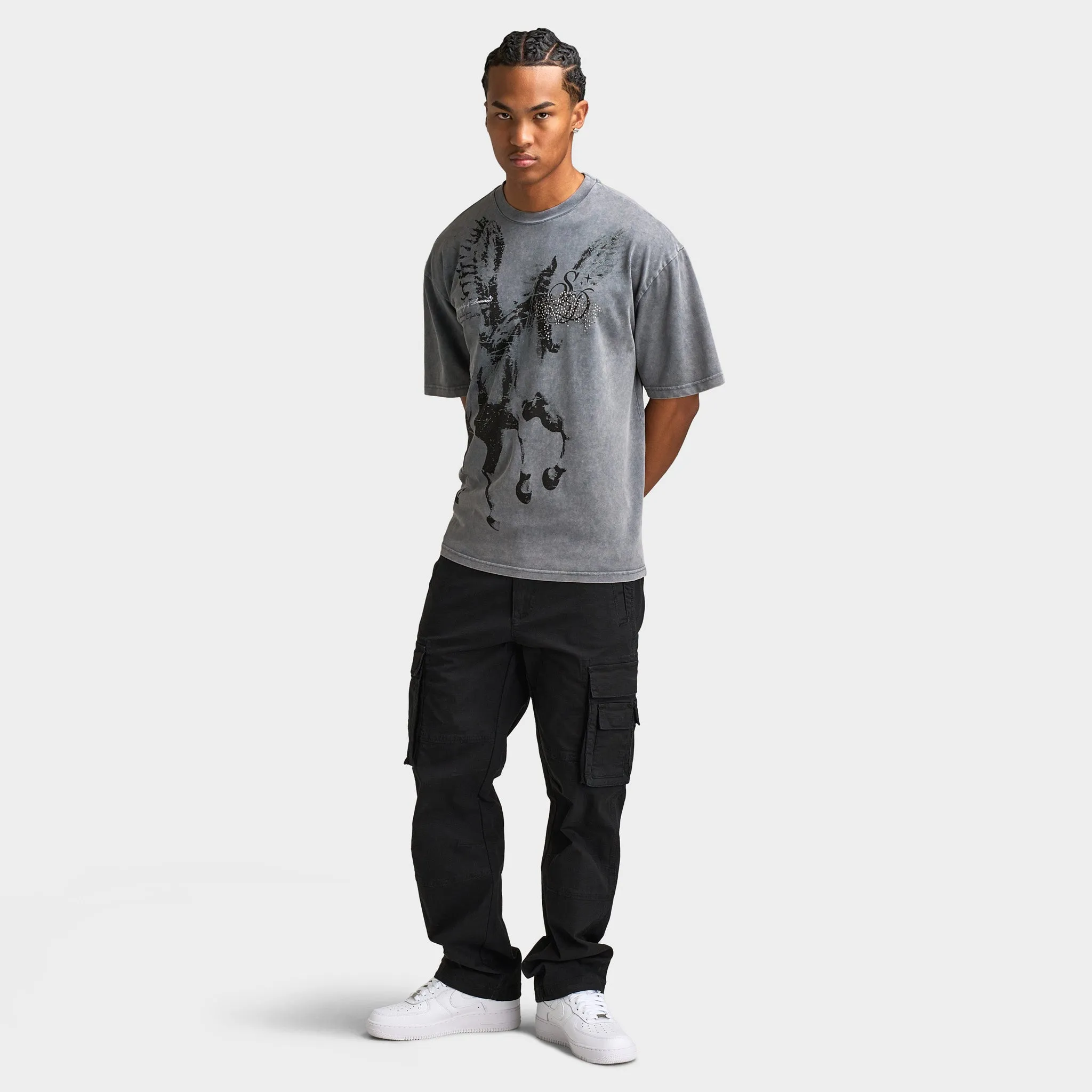 Supply & Demand Sherman T-Shirt / Distressed Grey sold by JD Sports product image thumbnail 5