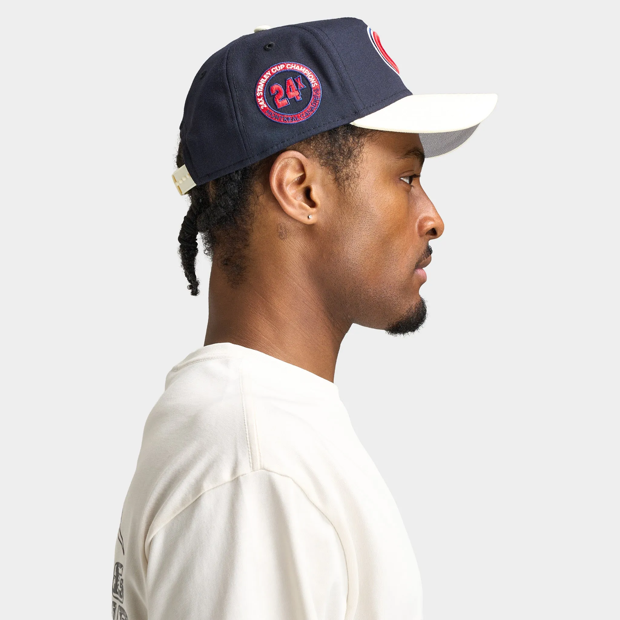 New Era Montreal Canadiens 9FORTY A-Frame Navy / Chrome sold by JD Sports product image thumbnail 4