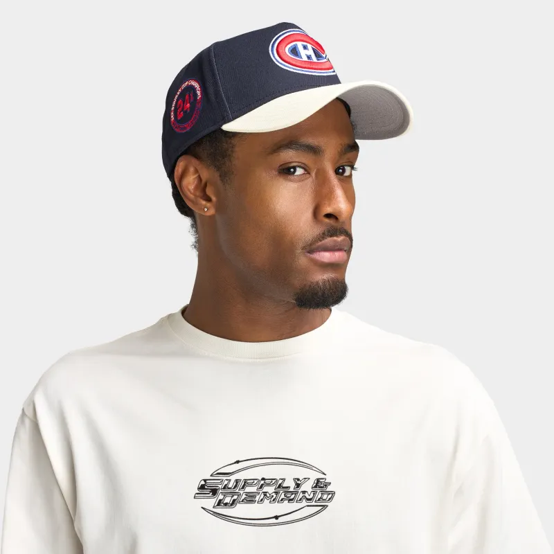 New Era Montreal Canadiens 9FORTY A-Frame Navy / Chrome made by New Era