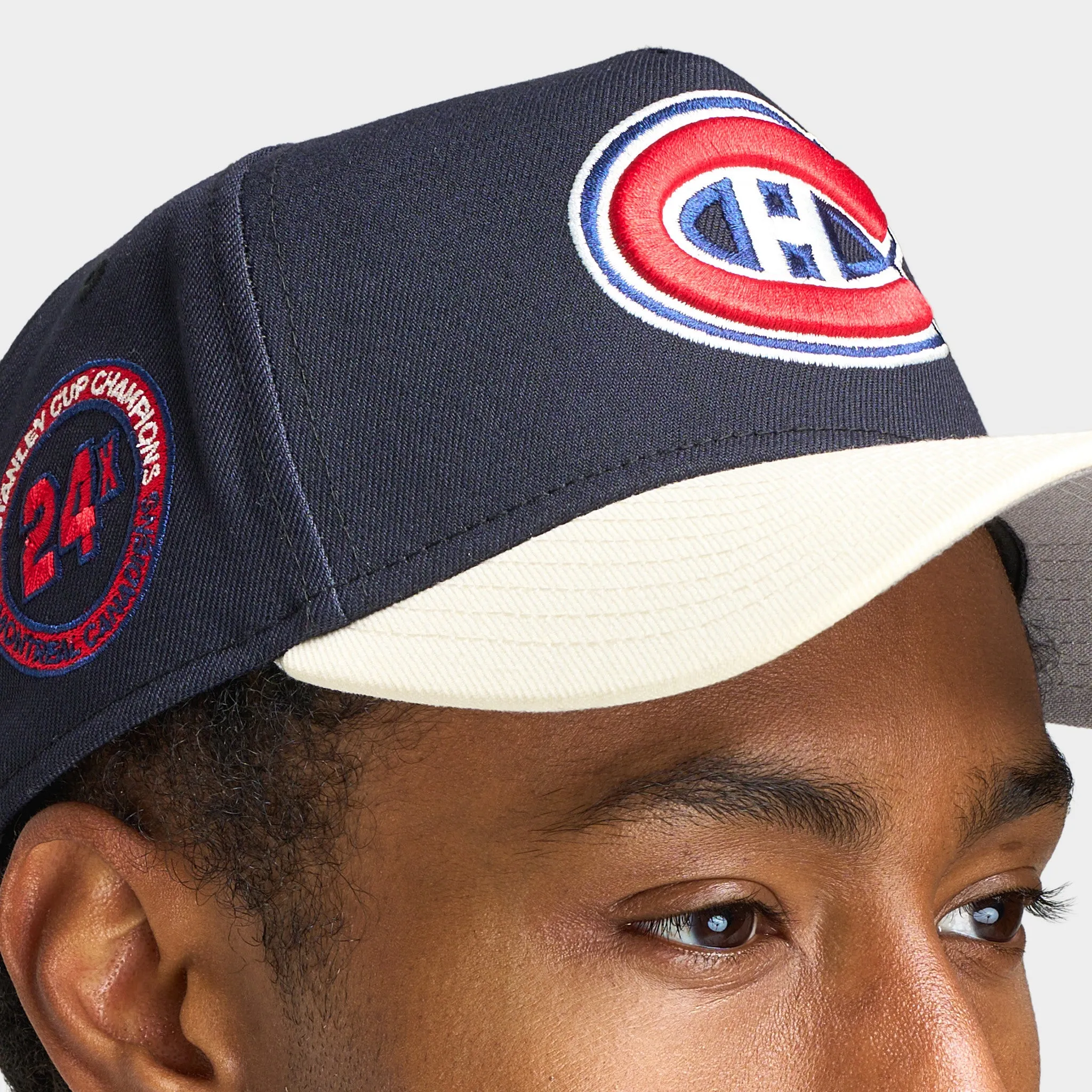 New Era Montreal Canadiens 9FORTY A-Frame Navy / Chrome sold by JD Sports product image thumbnail 2