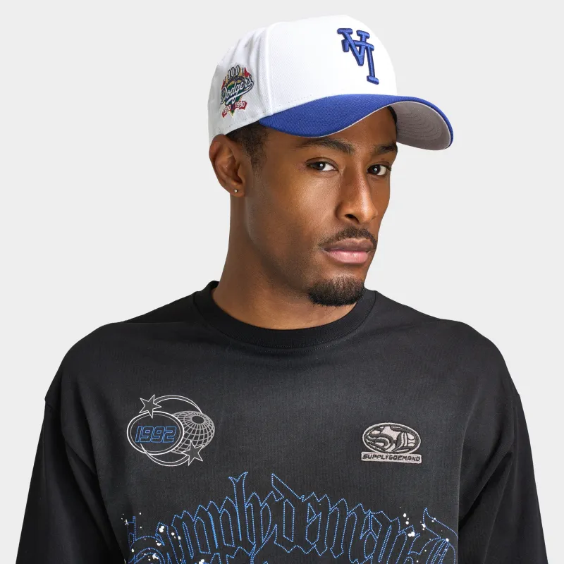 New Era Los Angeles Dodgers 9FORTY A-Frame Snapback White / Navy made by New Era