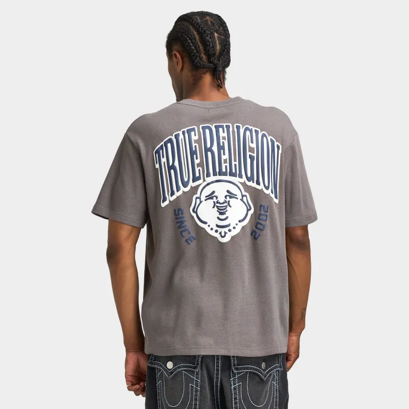 True Religion Buddha Knit Henley / Granite Grey made by True Religion