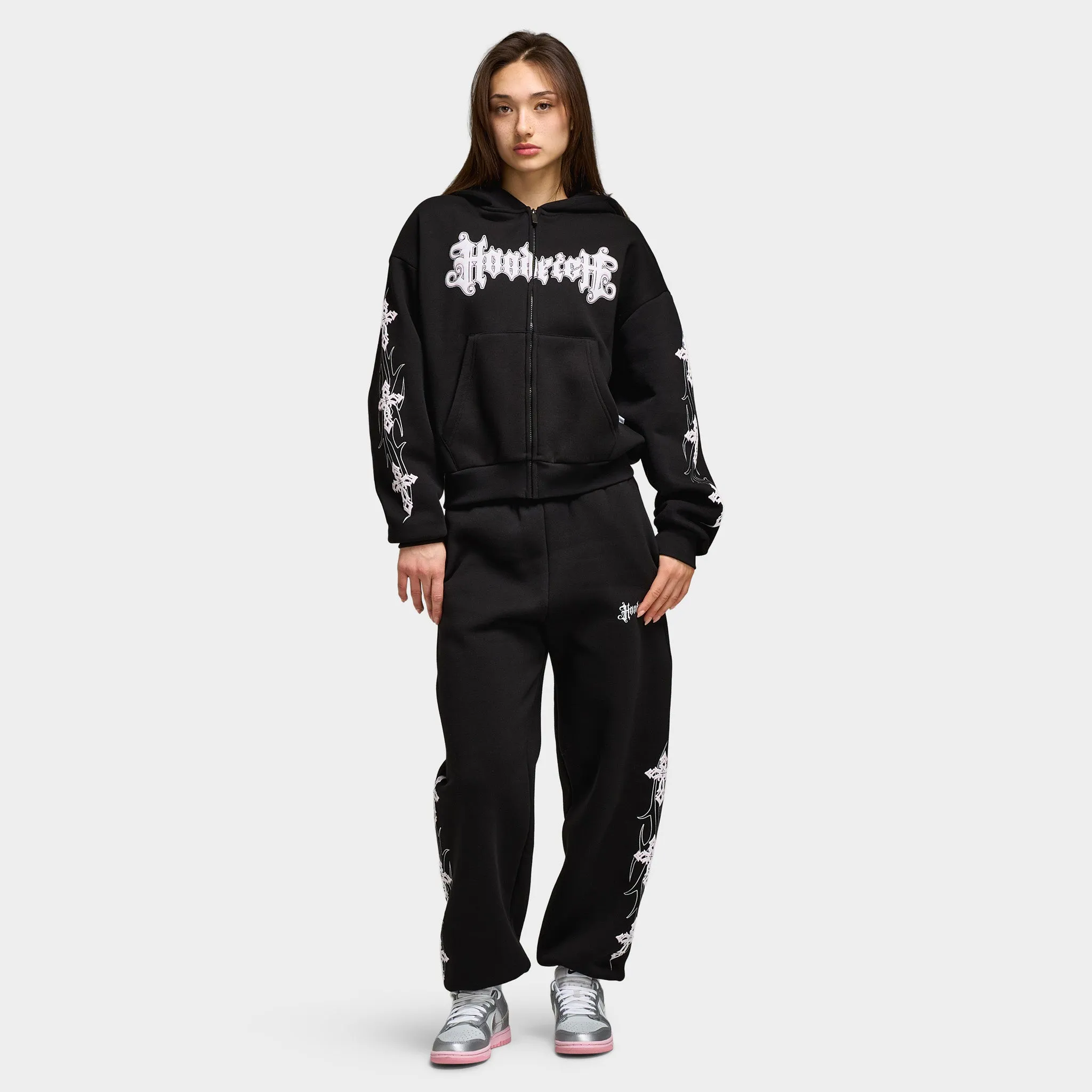 Hoodrich Moxy Mid Length Full-Zip Hoodie Black / Pink sold by JD Sports product image thumbnail 3