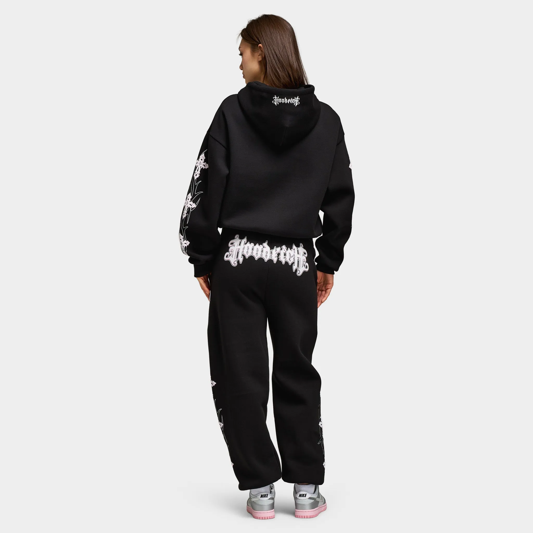 Hoodrich Moxy Mid Length Full-Zip Hoodie Black / Pink sold by JD Sports product image thumbnail 4