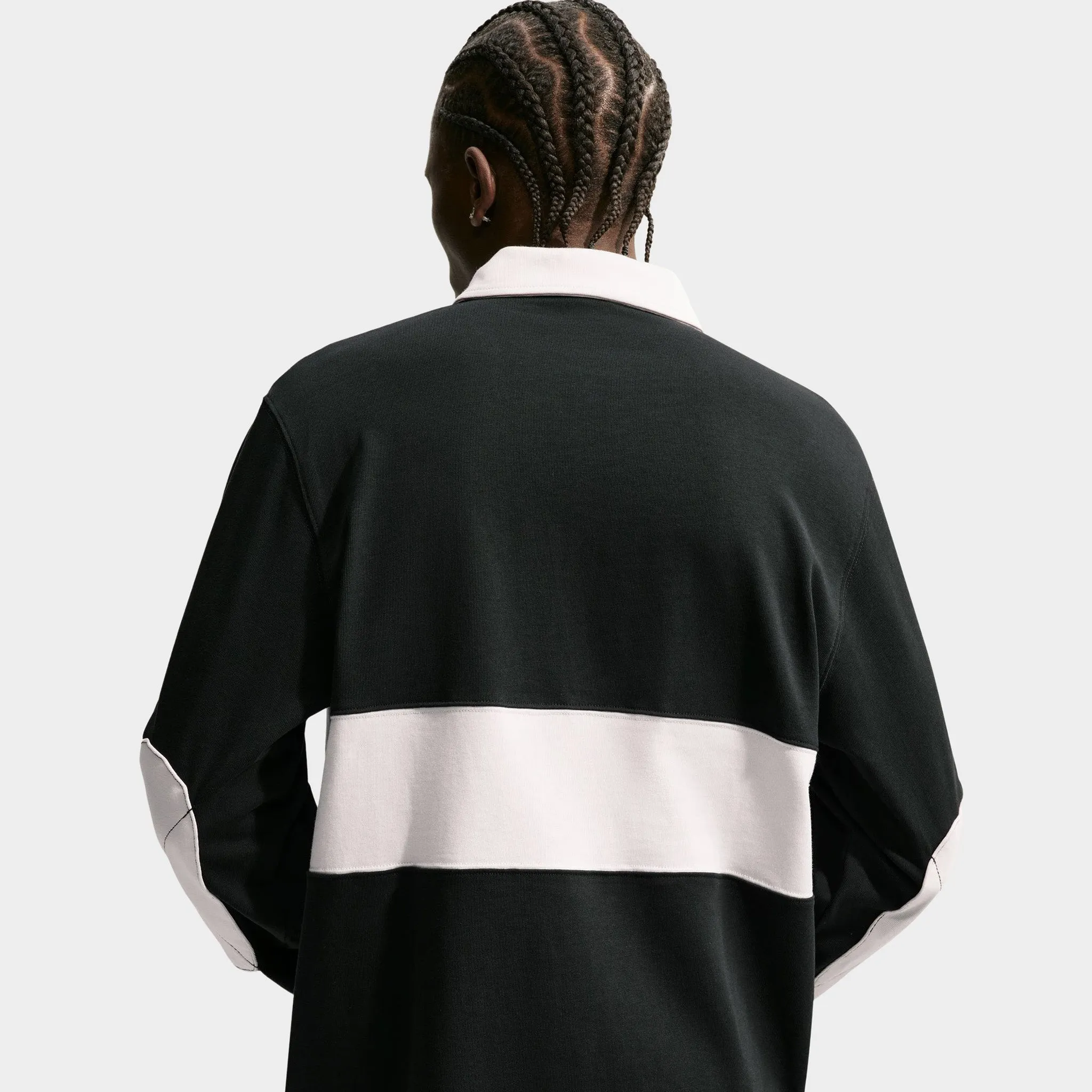 Nike Club Longsleeve Rugby Top / Black sold by JD Sports product image thumbnail 4