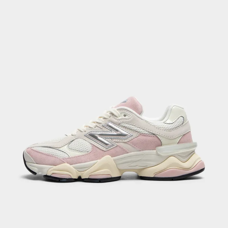 New Balance 9060 White / Pink - Silver Metallic made by New Balance