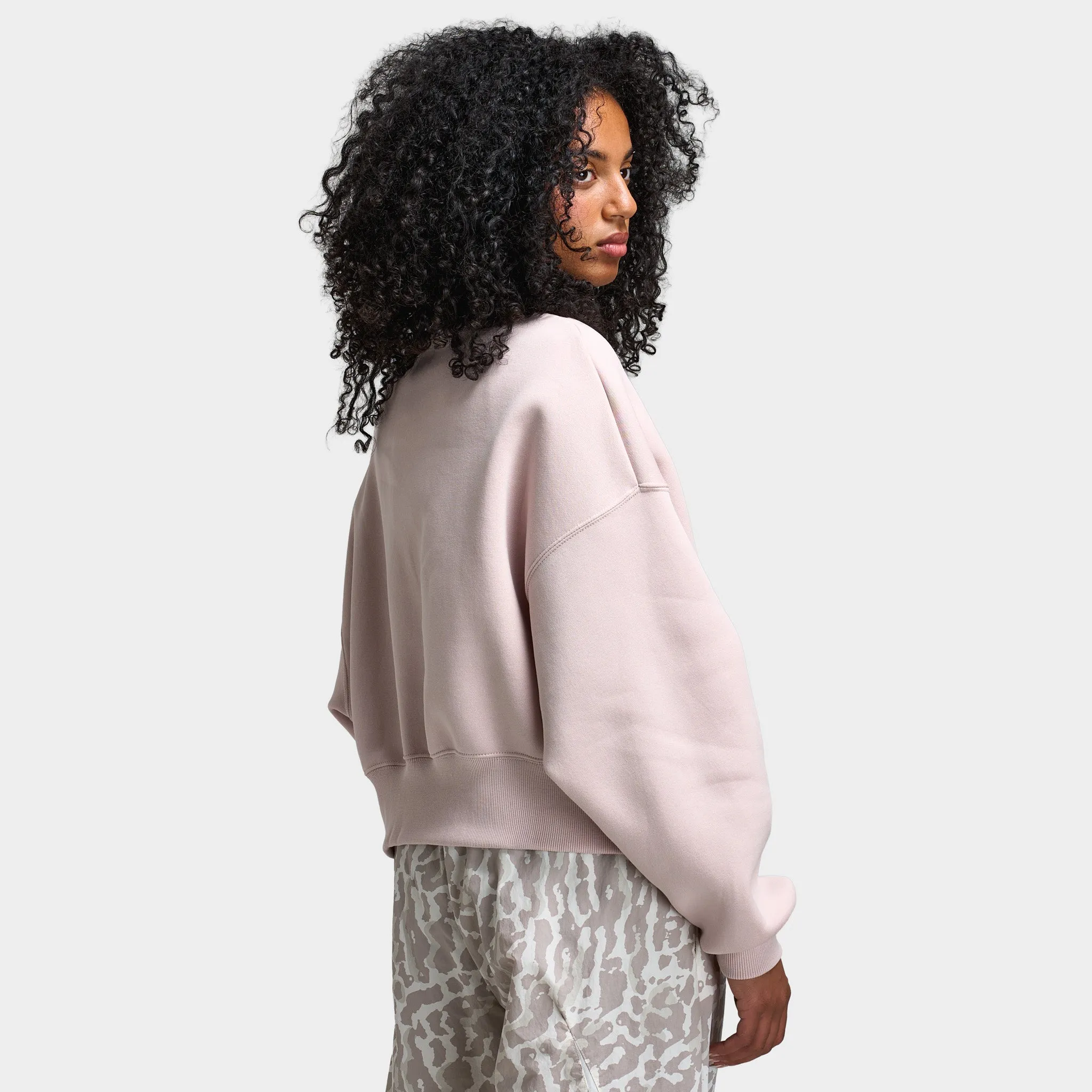 Nike Sportswear Women's Phoenix Fleece Oversized Crew / Silt Red sold by JD Sports product image thumbnail 2