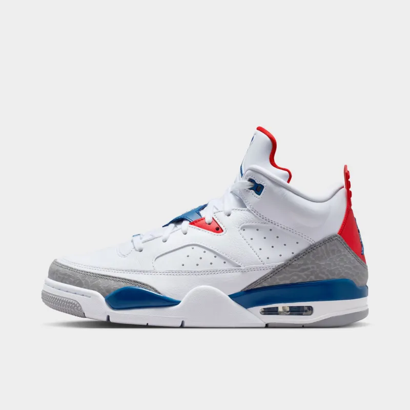 Jordan Son of Mars Low White / True Blue - Varsity Red made by Jordan