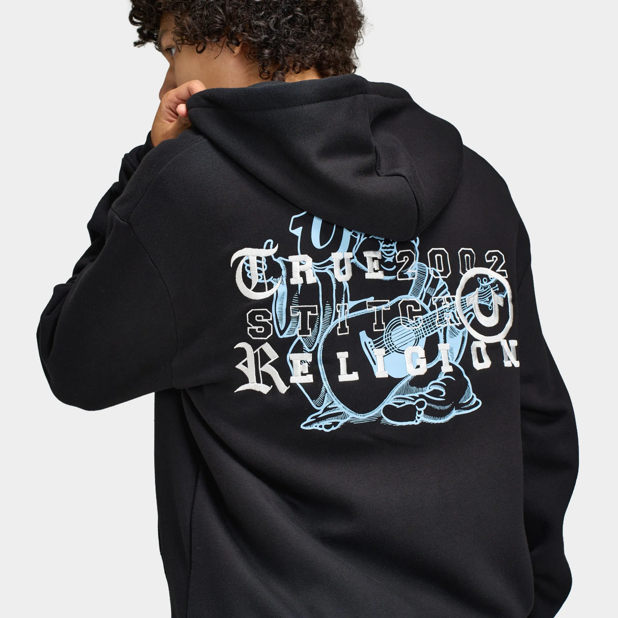 True Religion Buddha Logo Zip Hoodie / Black sold by JD Sports product image thumbnail 4