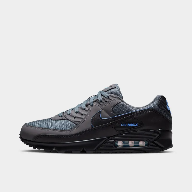 Nike Air Max 90 Light Smoke Grey / Black-Football Blue made by Nike