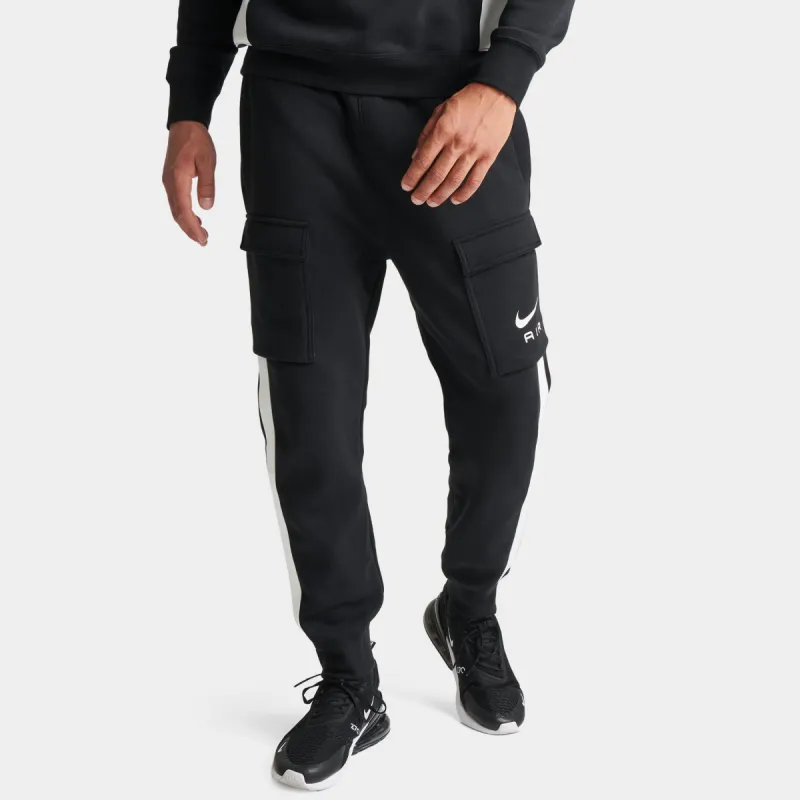 Nike Air Fleece Cargo Pants Black / Summit White sold by JD Sports